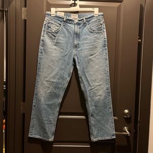 AGOLDE Women’s Palmer Hi-Rise Straight Crop Jeans